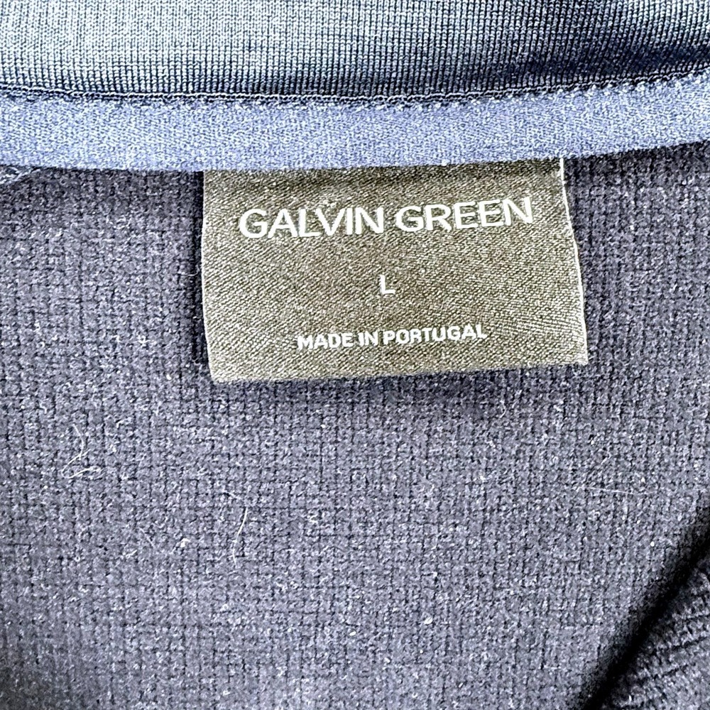 Galvin Green Half Zip Pullover Men's Large Blue Golf Performance Mock Neck - Picture 7 of 10